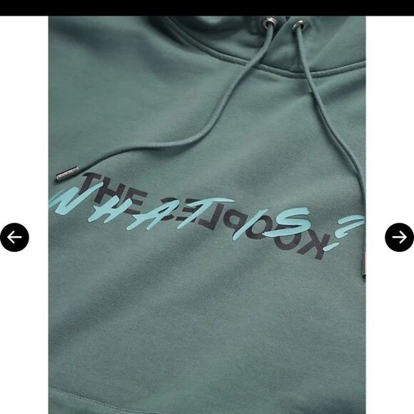 $245 The Kooples Logo-Print Relaxed-Fit Cotton Hoody NWT - Picture 8 of 13